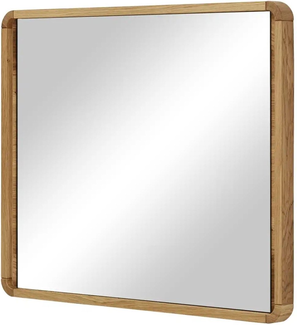 Spiegel 80 x 64 5 cm Phönix ¦ holzfarben ¦ Glas,Aluminium ¦ Maße (cm): B: 80 H: 64,5 T: 4.0 Garderoben & Kleiderstangen ...