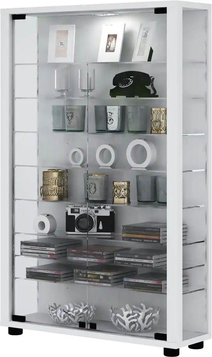 Thumbnail - Vitrine Lumo ¦ weiß ¦ Maße (cm): B: 59 H: 90 T: 18.0 Schränke > Vitrinen - Höffner