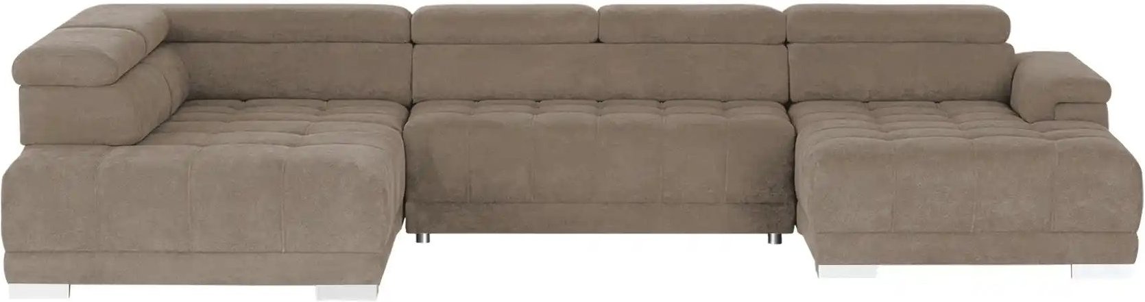 switch Wohnlandschaft aus Mikrofaser Campo ¦ braun ¦ Maße (cm): B: 374 H: 101 T: 220.0 Polstermöbel > Sofas > Wohnlandsc...