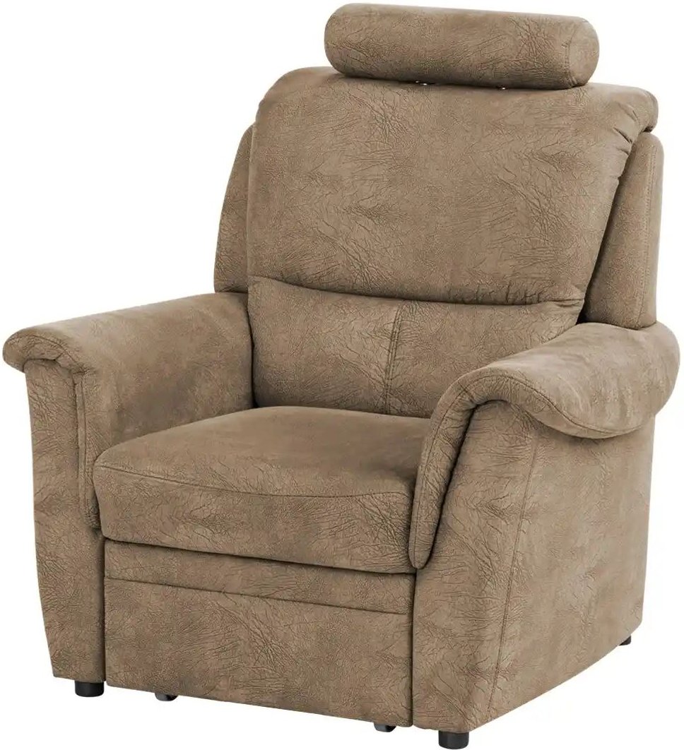 meinSofa Sessel mit Hocker als Auszug Chris ¦ braun ¦ Maße (cm): B: 102 H: 96 T: 92.0 Polstermöbel > Sessel > Fernsehses...