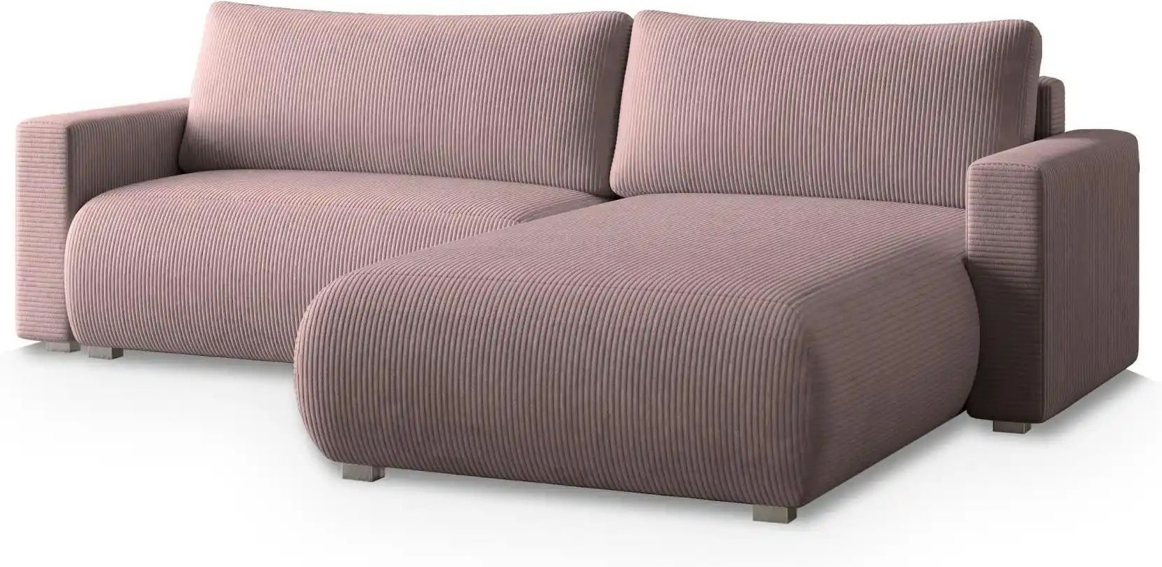 MASSENO Ecksofa mit Schlaffunktion Turin ¦ lila/violett ¦ Maße (cm): B: 265 H: 83 Polstermöbel > Sofas > Ecksofas - Höff...