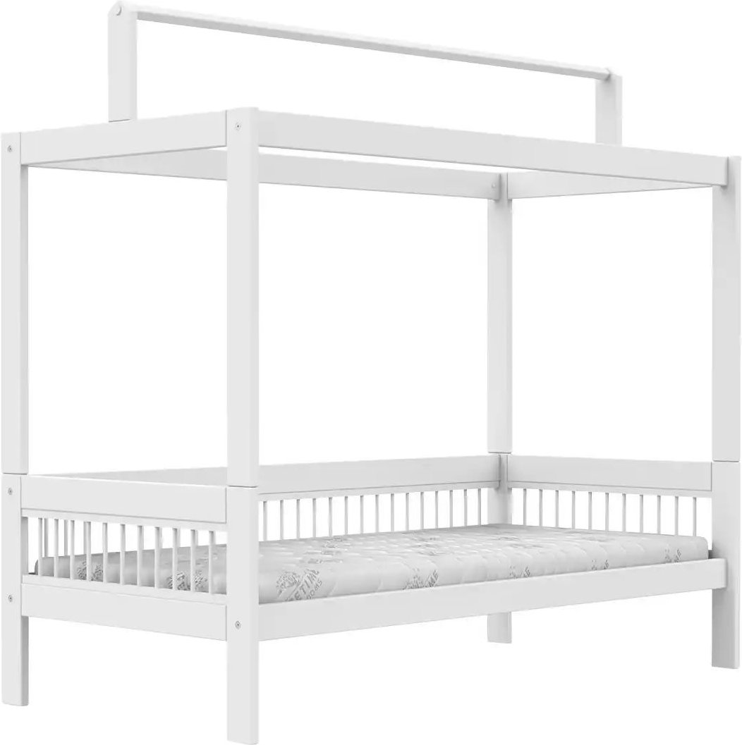 Thumbnail - Lifetime Einzelbett mit Dachkonstruktion Breeze ¦ weiß ¦ Maße (cm): B: 207 H: 192 T: 102.0 Betten > Bettgestelle - Höff...