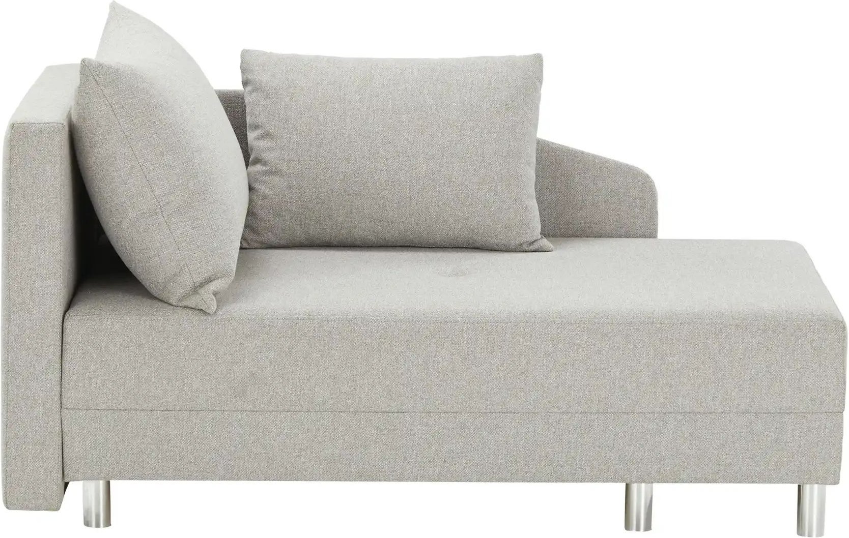 smart Ottomane Alexandra ¦ grau ¦ Maße (cm): B: 145 H: 82 T: 84.0 Polstermöbel > Ottomanen & Recamiere - Höffner