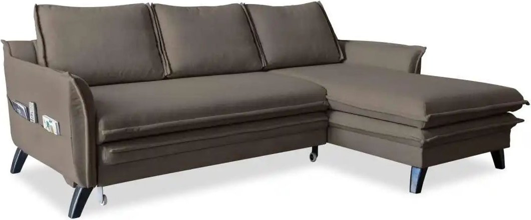 Miuform Ecksofa mit Schlaffunktion Charming Charlie ¦ braun ¦ Maße (cm): B: 228 H: 90 Polstermöbel > Sofas > Ecksofas - ...