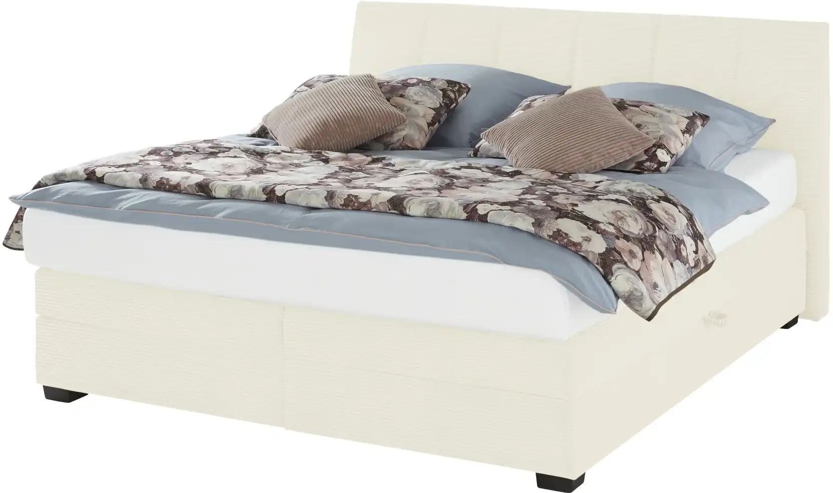 vanDoorn Boxspringbett mit Bettkasten Chiara 2.0 ¦ creme ¦ Maße (cm): B: 212 H: 107 Betten > Boxspringbetten - Höffner