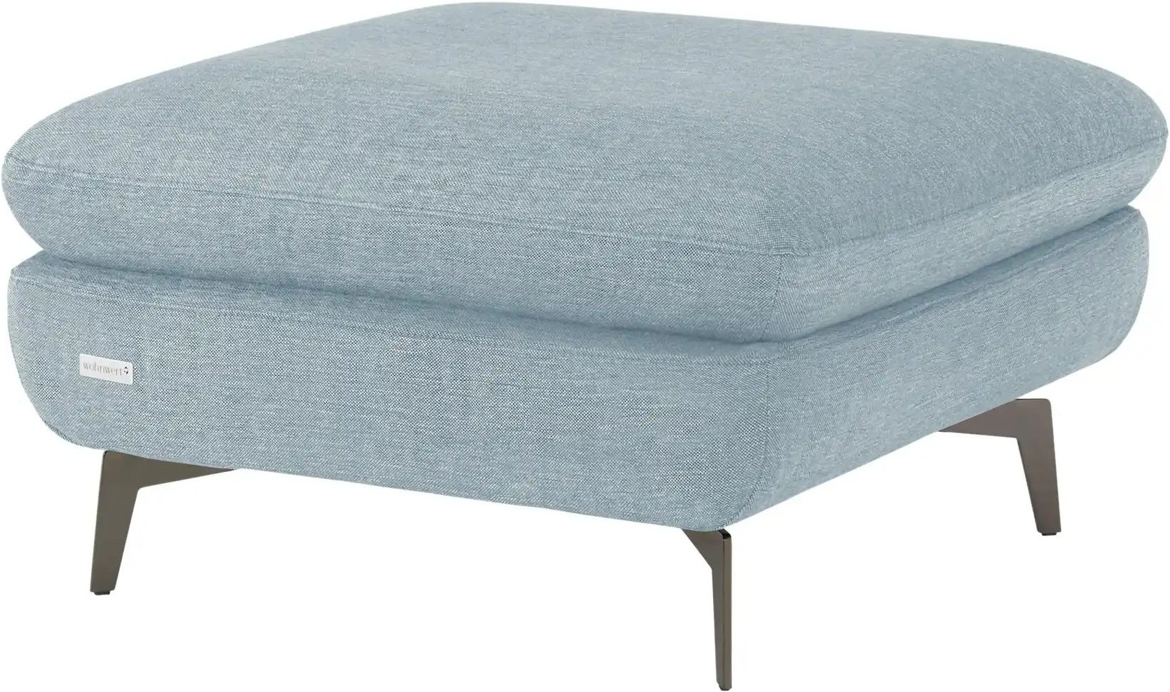 Wohnwert Polsterhocker Amarena ¦ blau ¦ Maße (cm): B: 80 H: 45 T: 80.0 Polstermöbel > Hocker - Höffner