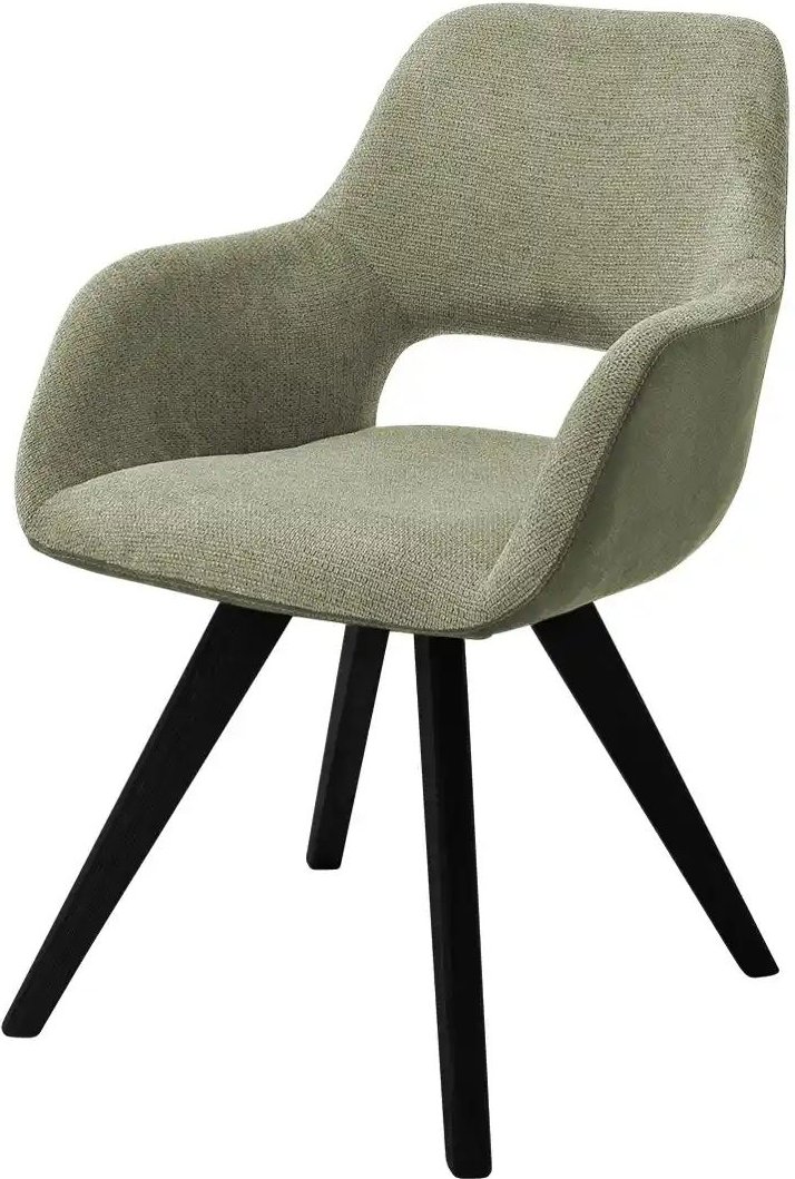 Woodford Armlehnstuhl Lucina ¦ grün ¦ Maße (cm): B: 56 H: 86 T: 64.0 Stühle > Esszimmerstühle > Esszimmerstühle mit Arm...