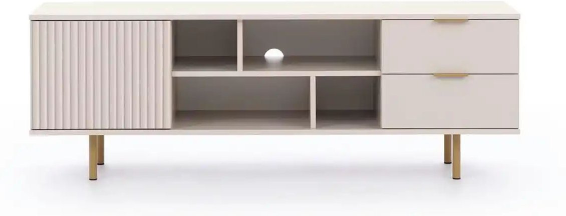Thumbnail - Lowboard Bianco ¦ beige ¦ Maße (cm): B: 150 H: 52 Kommoden & Sideboards > Lowboards - Höffner