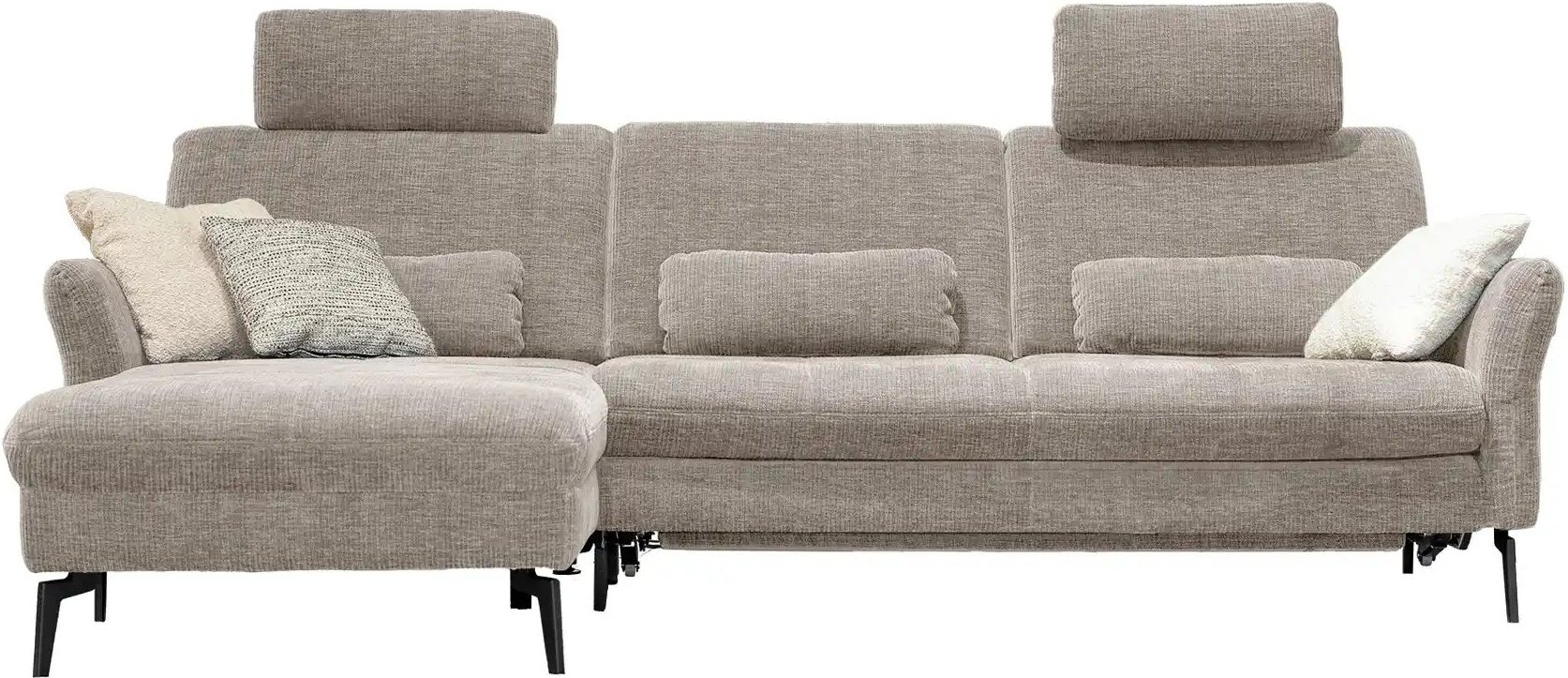 meinSofa Ecksofa Cord DANTE ¦ grau Polstermöbel > Sofas > Ecksofas - Höffner