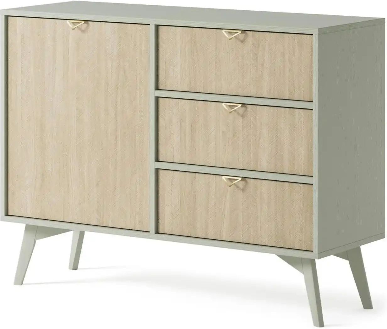 Sideboard Firr ¦ grün ¦ Maße (cm): B: 106,1 H: 80,6 Kommoden & Sideboards > Sideboards - Höffner