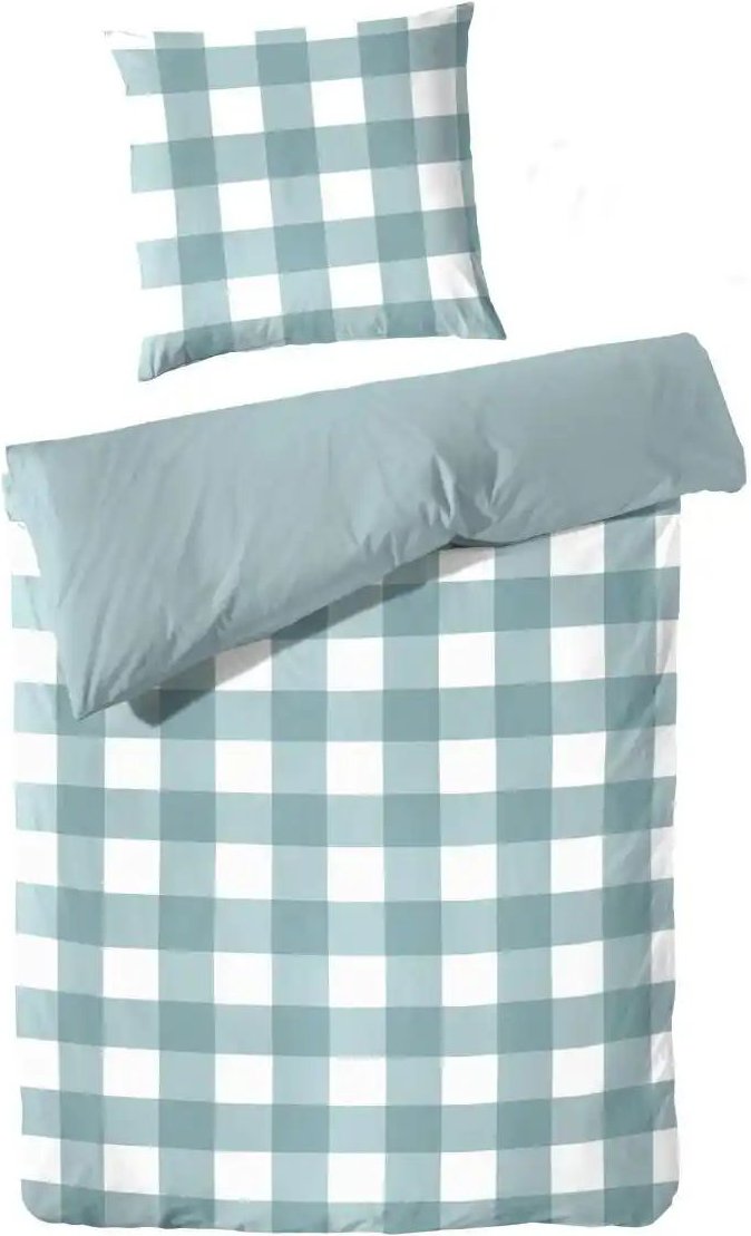 Perkal Bettwäsche-Set   ¦ grün ¦ Maße (cm): B: 200 H: 1 Bettwaren > Bettwäsche > Bettwäsche ganzjährig - Höffner