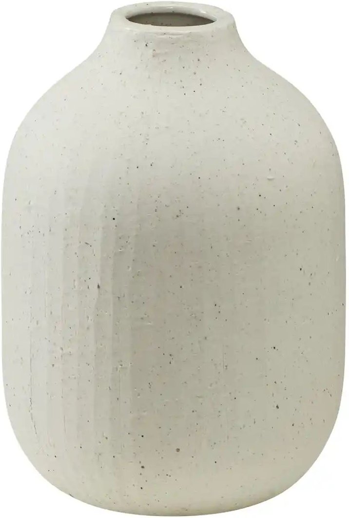 HOME STORY Vase   ¦ creme ¦ Steingut ¦ Maße (cm): H: 17  Ø: 12 Accessoires > Vasen - Höffner