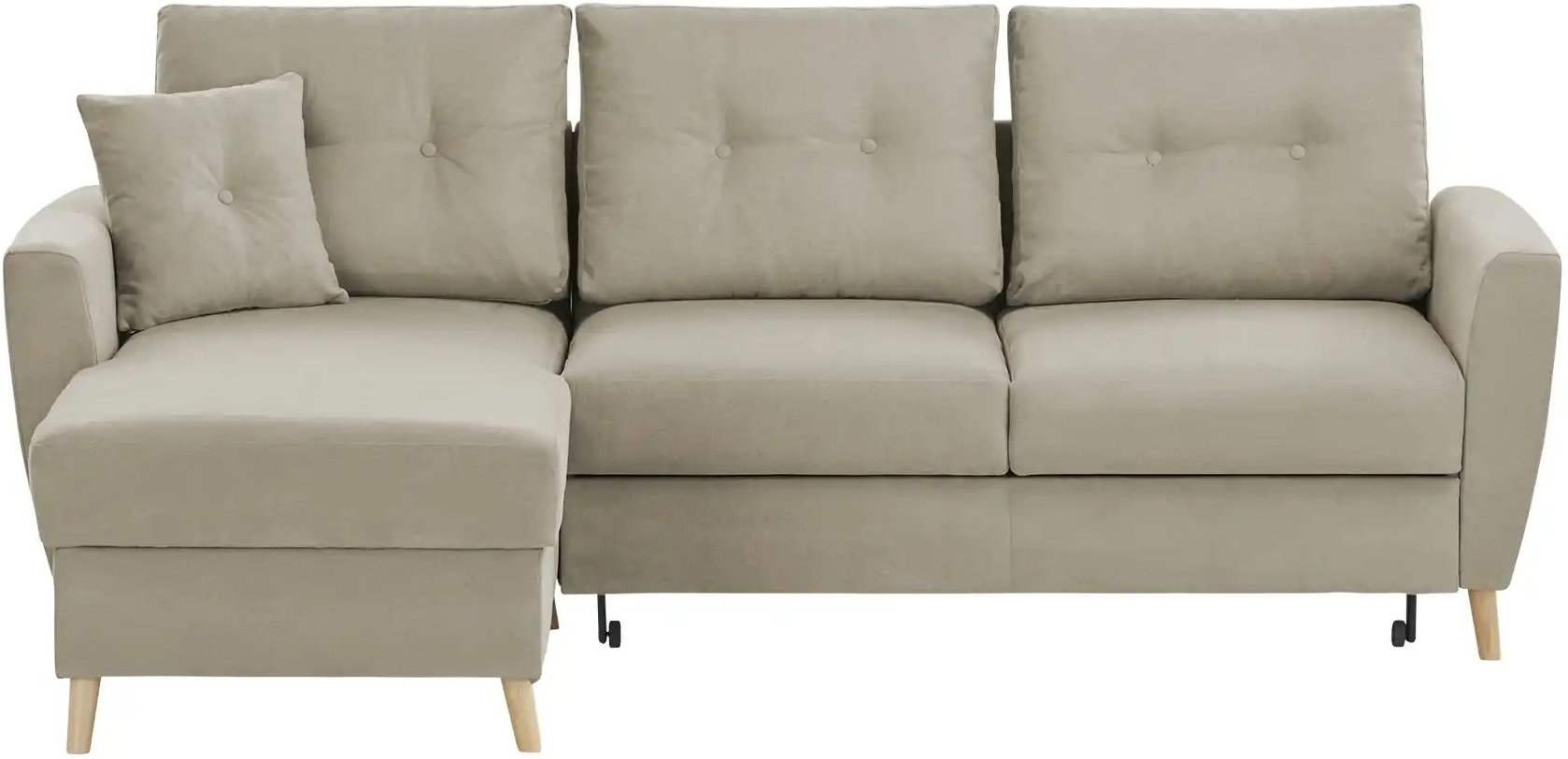 Ecksofa  Carla ¦ beige ¦ Maße (cm): B: 230 H: 93 T: 159.0 Polstermöbel > Sofas > 3-Sitzer - Höffner