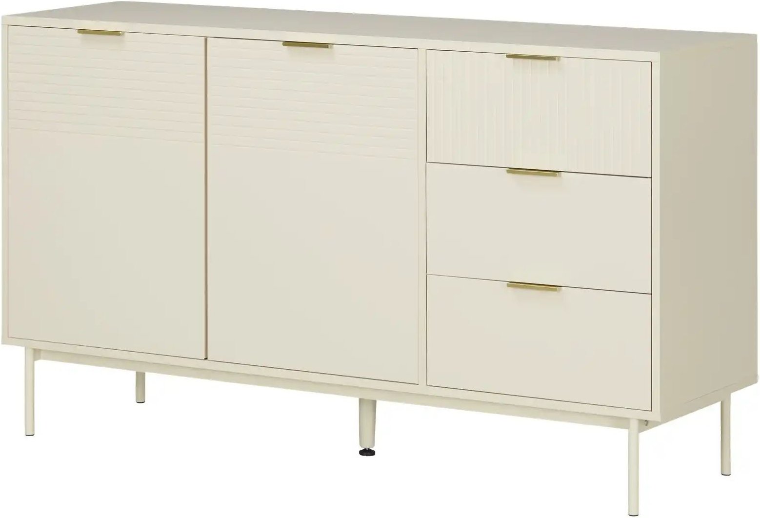 Sideboard Nanno ¦ beige ¦ Maße (cm): B: 140 H: 79,5 T: 41.5 Kommoden & Sideboards > Sideboards - Höffner