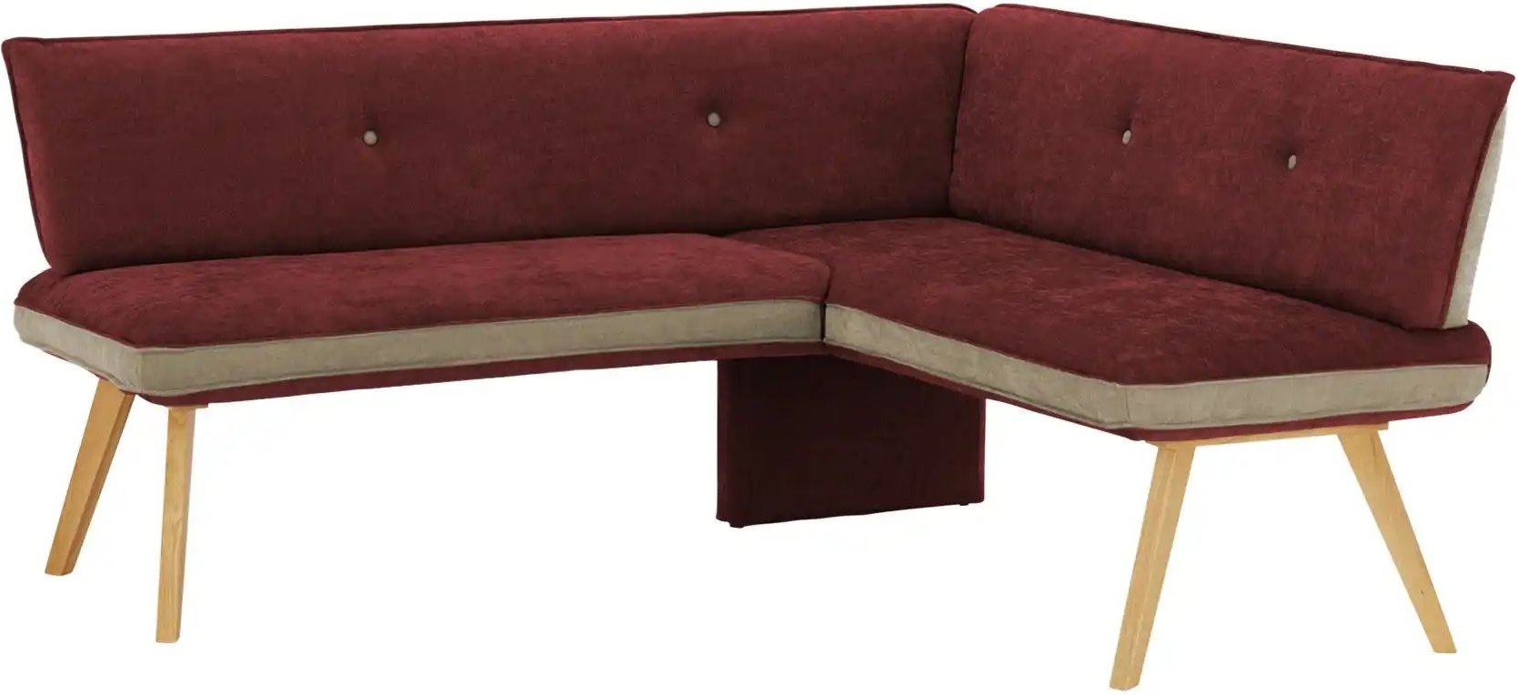 Woodford Eckbank Sunna ¦ rot ¦ Maße (cm): H: 86 Bänke > Eckbänke - Höffner