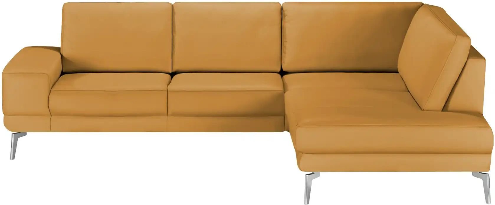 meinSofa Ecksofa aus Leder Dana ¦ orange ¦ Maße (cm): B: 269 H: 86 T: 222.0 Polstermöbel > Sofas > Ecksofas - Höffner