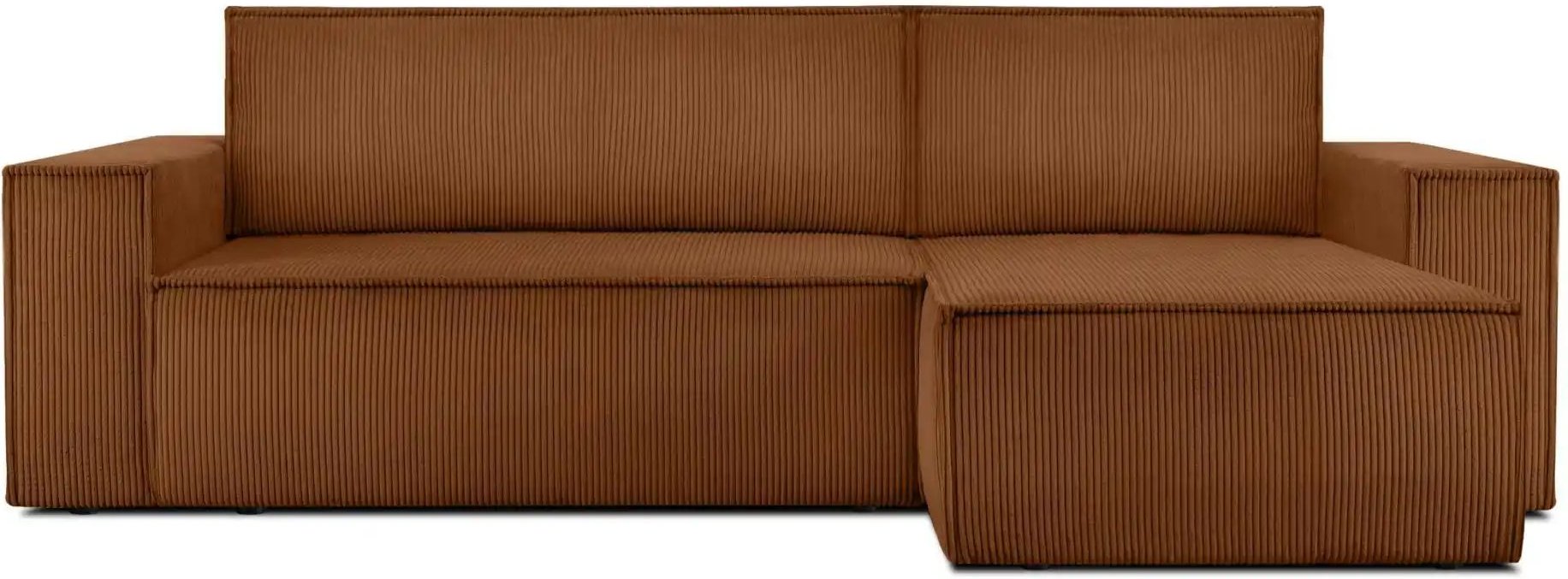 KONSIMO Ecksofa Napi ¦ orange ¦ Maße (cm): B: 262 H: 89 Polstermöbel > Sofas > 3-Sitzer - Höffner