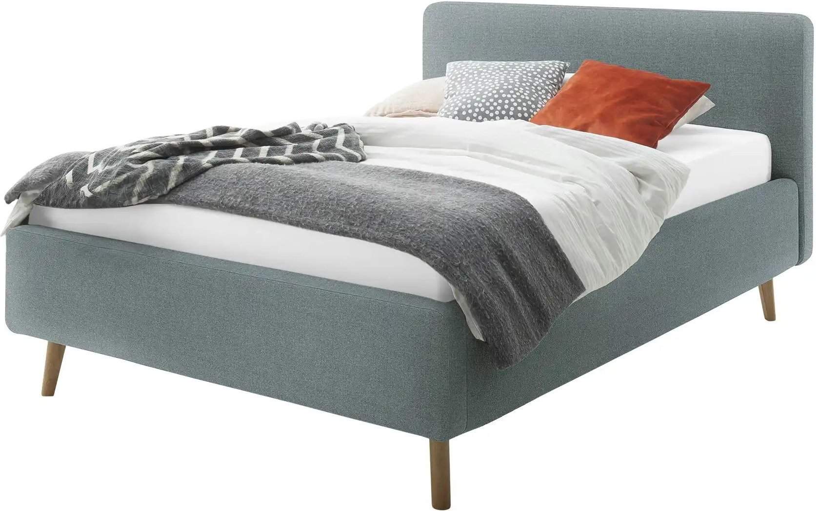 Polsterbett Mattis ¦ blau ¦ Maße (cm): B: 141 H: 105 Betten > Komfortbetten - Höffner