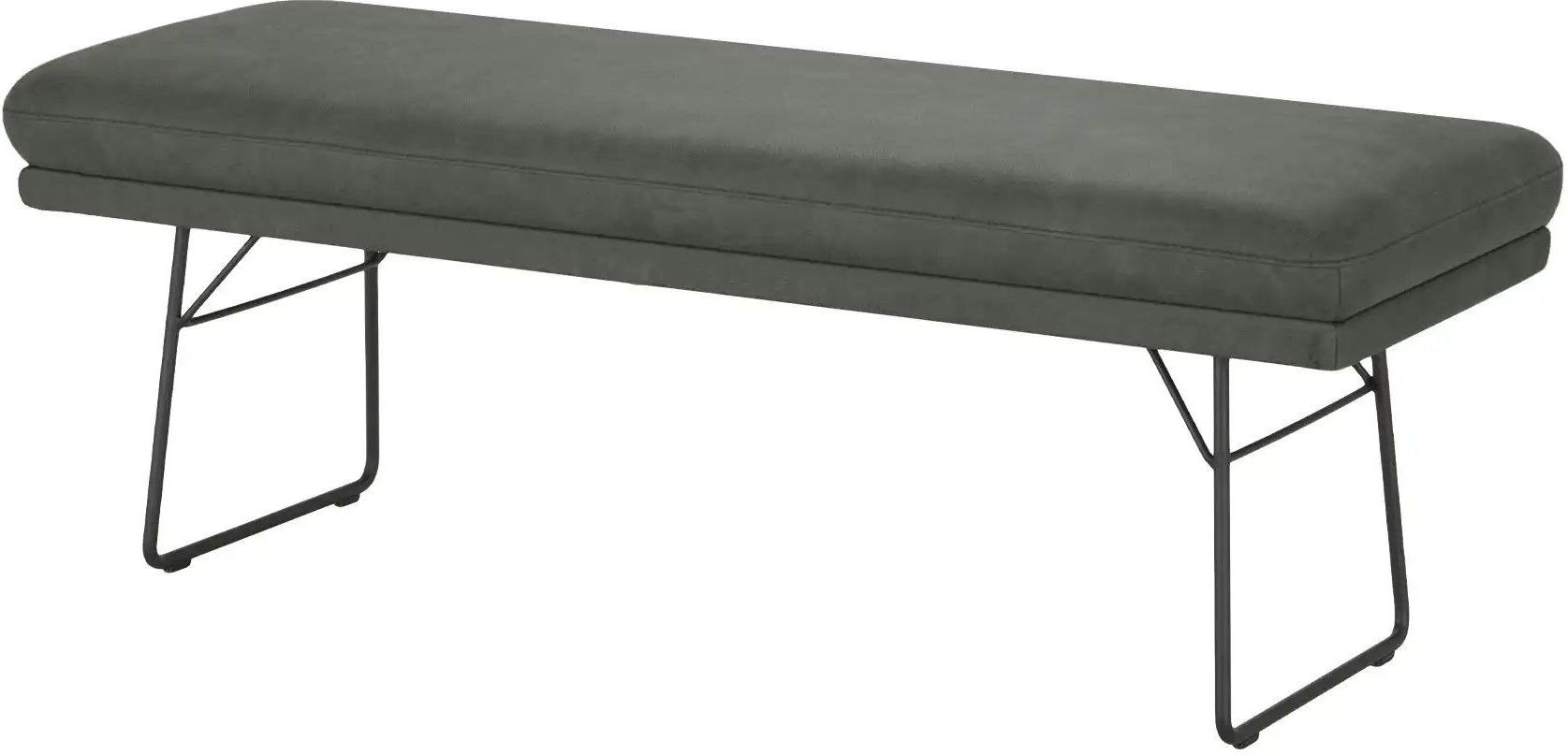 Hockerbank Step Two ¦ grau ¦ Maße (cm): B: 118 H: 50 T: 51.0 Bänke > Einzelbänke - Höffner