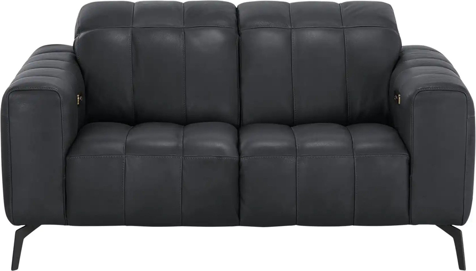 Natuzzi Editions Ledersofa mit Kopfteilverstellung Portento ¦ schwarz ¦ Maße (cm): B: 164 H: 78 T: 109.0 Polstermöbel > ...