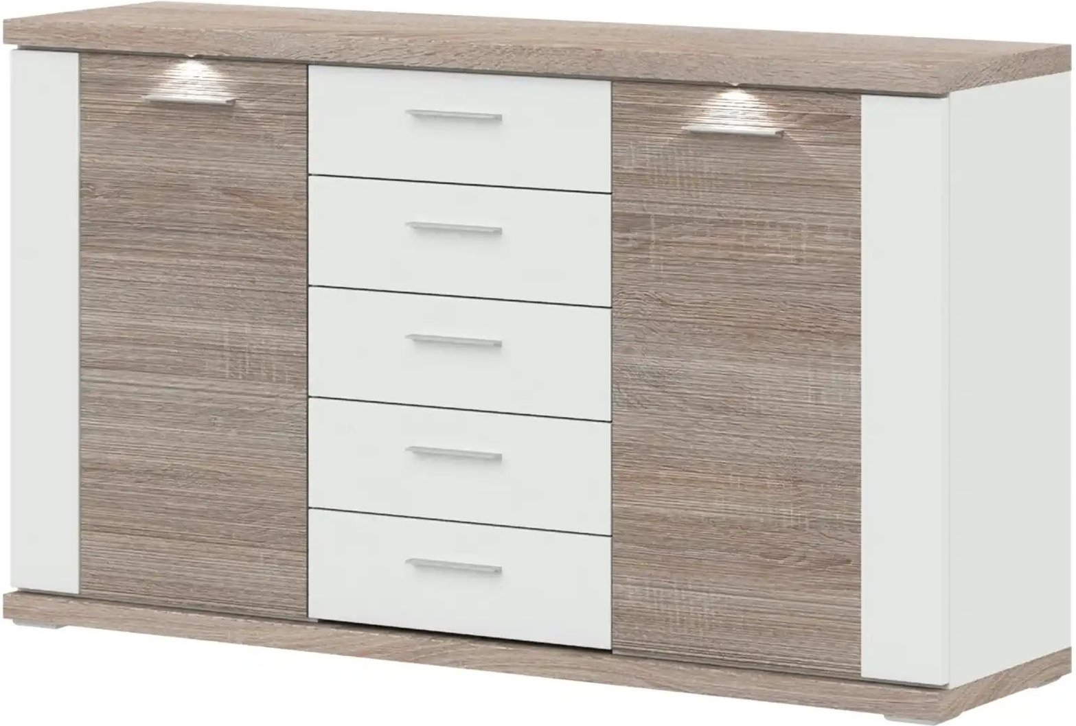 uno Sideboard Titan ¦ holzfarben ¦ Maße (cm): B: 156 H: 91 T: 42.0 Kommoden & Sideboards > Sideboards - Höffner