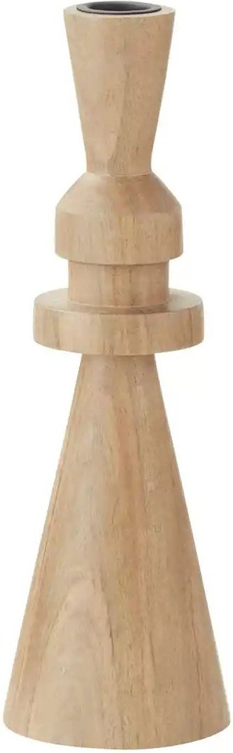 HOME STORY Kerzenleuchter   ¦ holzfarben ¦ Massivholz,Metall ¦ Maße (cm): H: 26  Ø: 8 Accessoires > Kerzen & Kerzenständ...