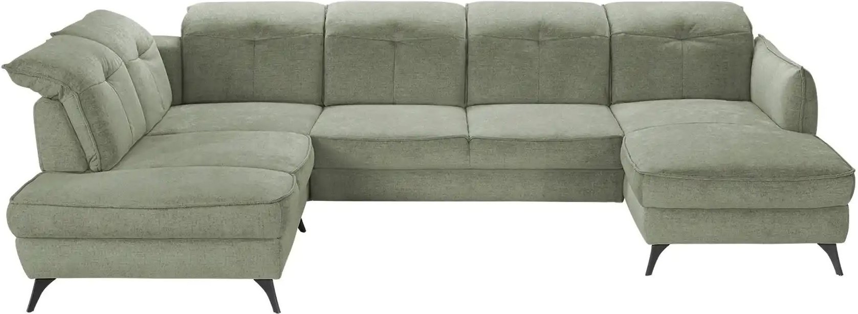 medium Wohnlandschaft inklusive diverser Funktionen Milan ¦ grün Polstermöbel > Sofas > Wohnlandschaften - Höffner