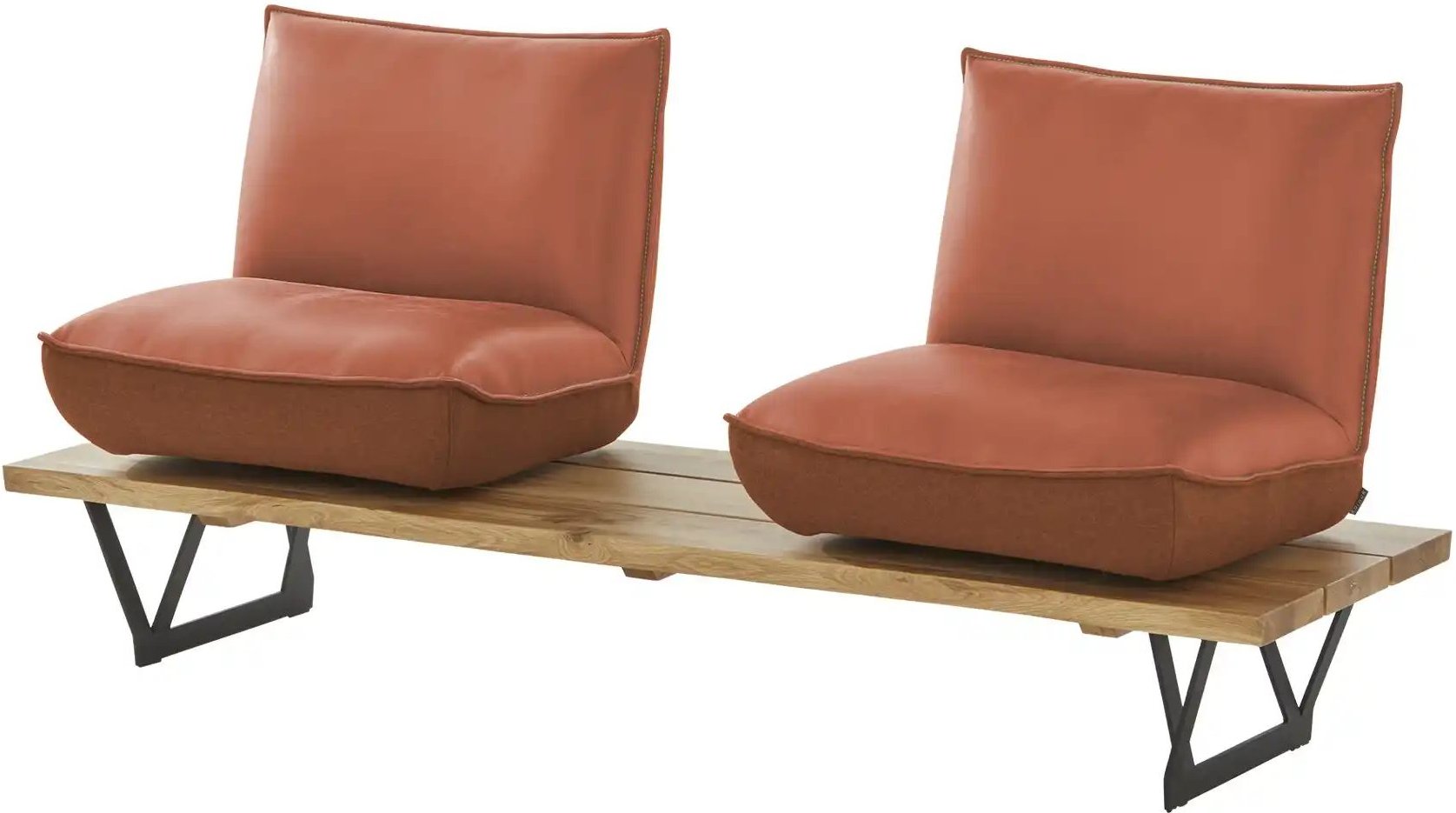 KOINOR Kufenbank Schwof ¦ braun ¦ Maße (cm): B: 190 H: 88 T: 70.0 Bänke > Einzelbänke - Höffner