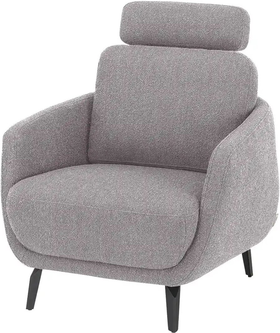 Jette Home Sessel aus Bouclé Jette About ¦ silber Polstermöbel > Sessel > Cocktailsessel - Höffner