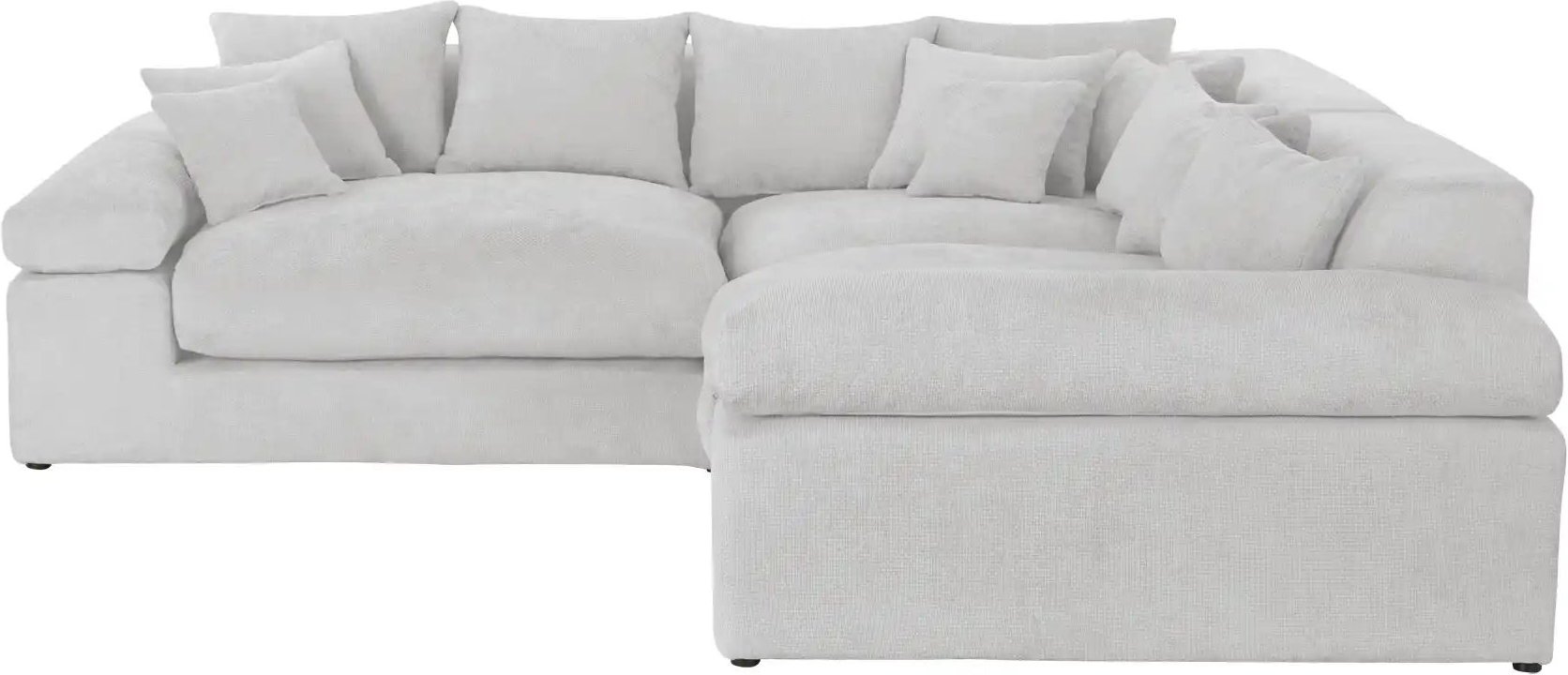smart Ecksofa  Lianea ¦ silber ¦ Maße (cm): B: 278 H: 86 T: 278.0 Polstermöbel > Sofas > Ecksofas - Höffner