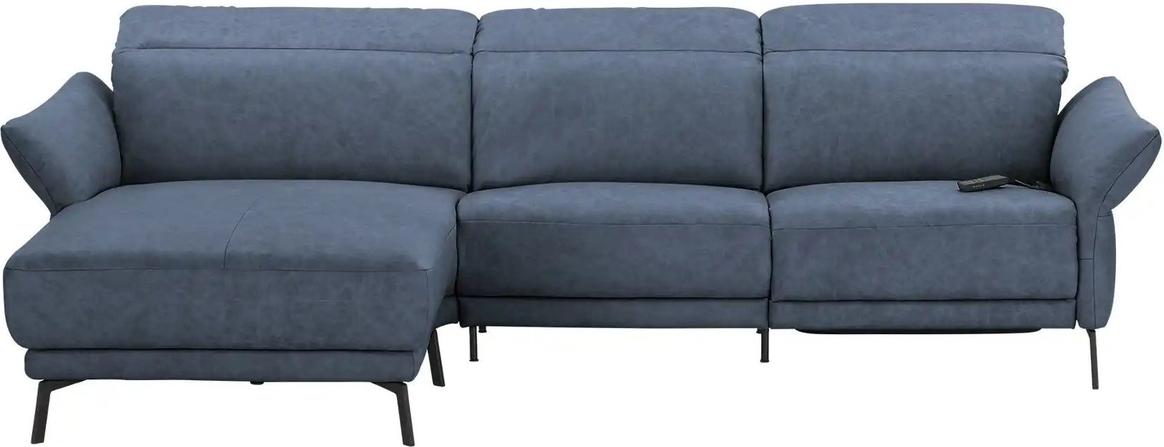 Thumbnail - Wohnwert Ecksofa Leder Bellana ¦ blau ¦ Maße (cm): B: 291 H: 101 T: 176.0 Polstermöbel > Sofas > Ecksofas - Höffner