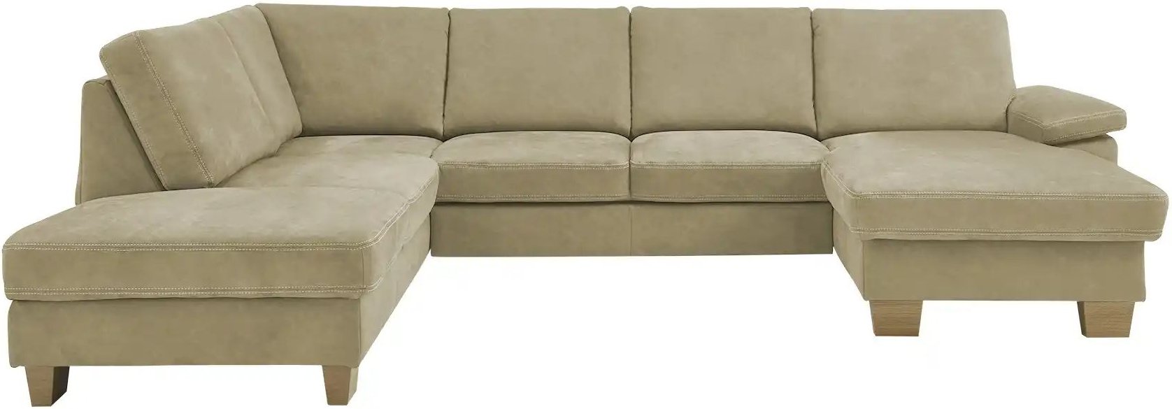 meinSofa Wohnlandschaft Samu ¦ grün ¦ Maße (cm): B: 316 H: 90 T: 235.0 Polstermöbel > Sofas > Wohnlandschaften - Höffne...