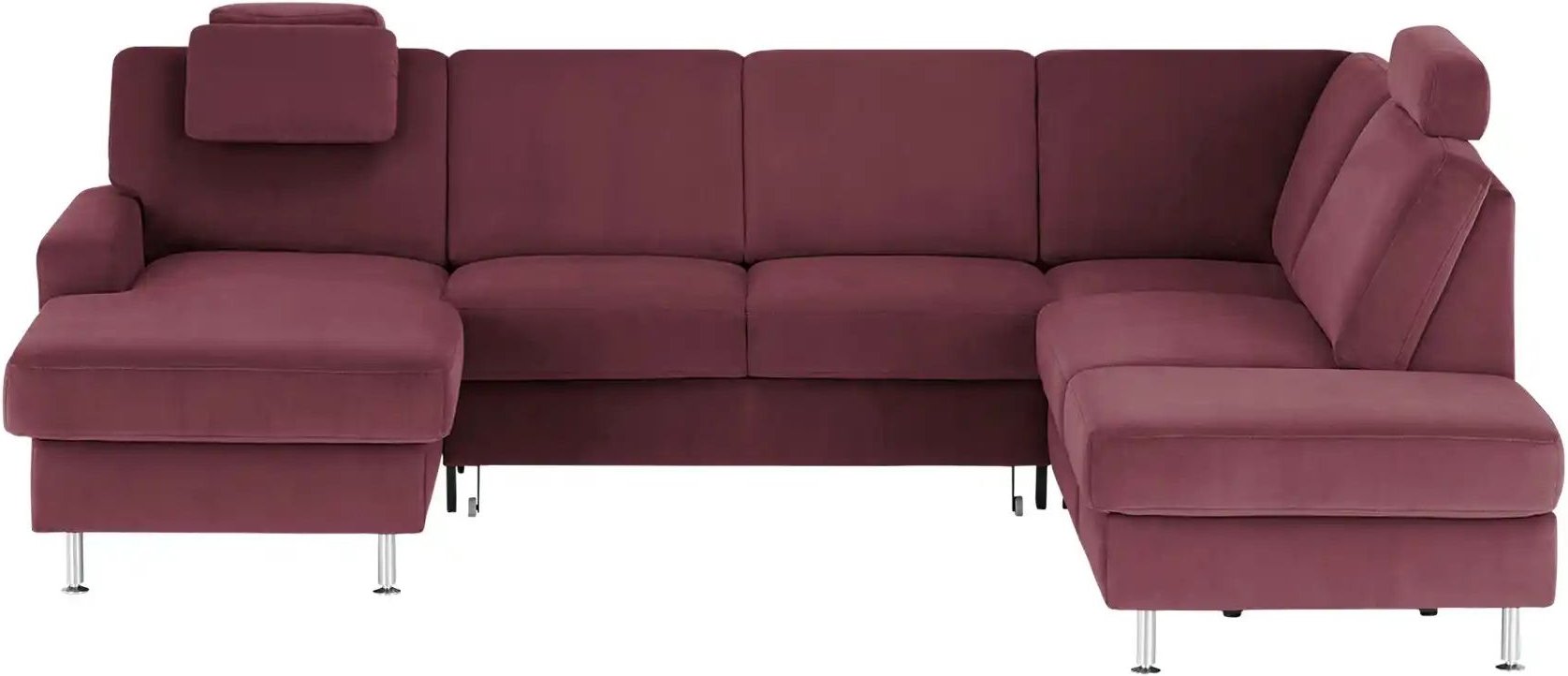 meinSofa Wohnlandschaft Mit verschiedenen Funktionen verfügbar Jana ¦ lila/violett ¦ Maße (cm): B: 309 H: 87 T: 235.0 Po...