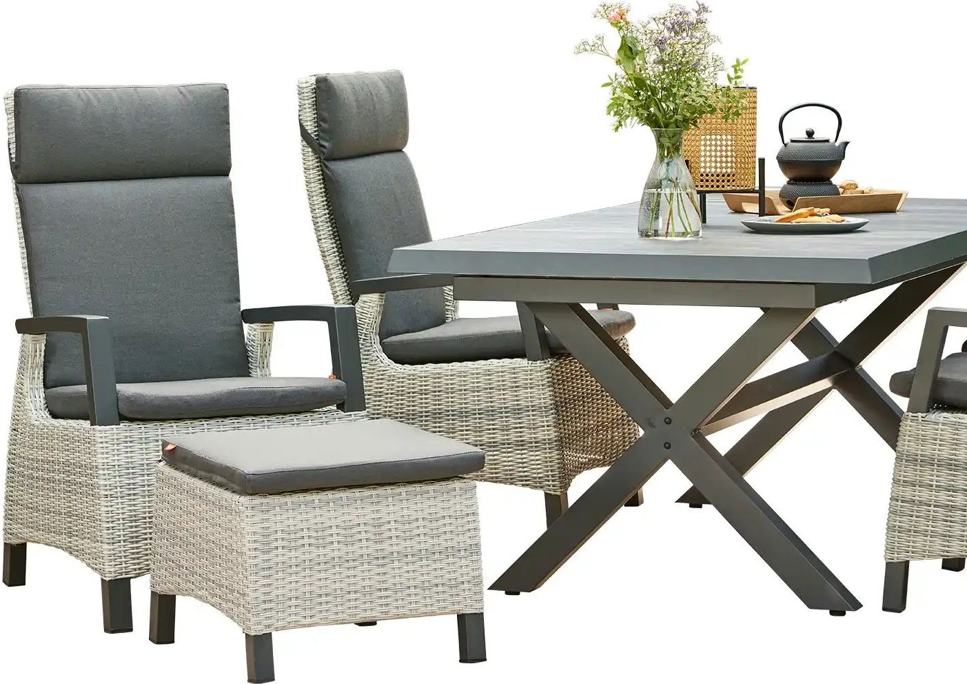 Thumbnail - Siena Garden Dining-Sessel Corido ¦ grau ¦ Maße (cm): B: 72 H: 109 T: 61.0 Garten > Gartenmöbel > Gartensessel - Höffne...