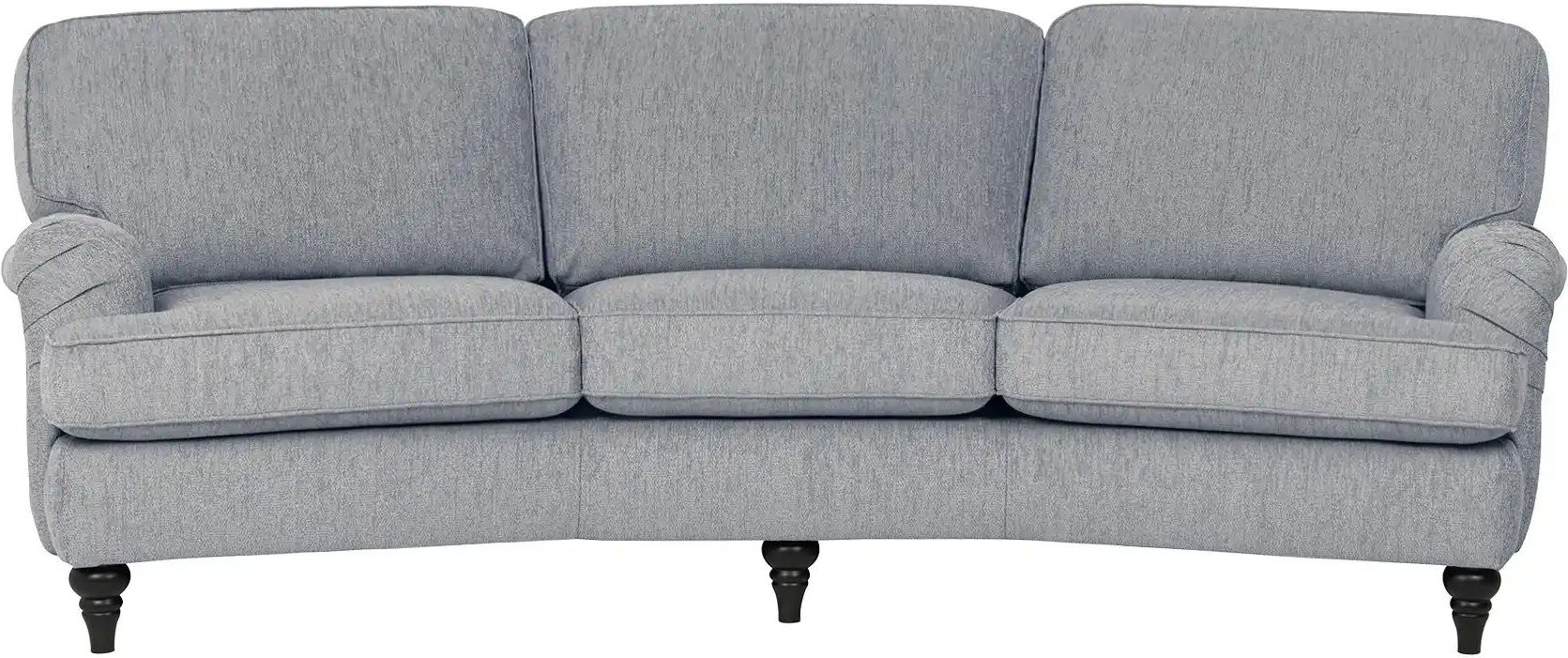 SOHO Sofa Birmingham ¦ blau ¦ Maße (cm): B: 253 H: 85 T: 120.0 Polstermöbel > Sofas > 3-Sitzer - Höffner