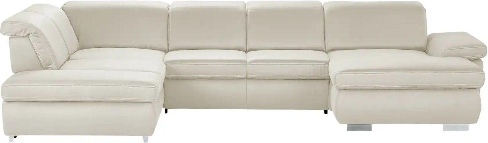 Lounge Collection Wohnlandschaft mit verschiedenen Funktionen Amanda ¦ creme ¦ Maße (cm): B: 379 H: 85 T: 260.0 Polsterm...