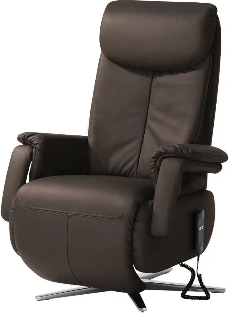 Polstermöbel Oelsa TV-Sessel aus Echtleder Mambo ¦ braun ¦ Maße (cm): B: 82 H: 112 T: 88.0 Polstermöbel > Sessel > Ferns...