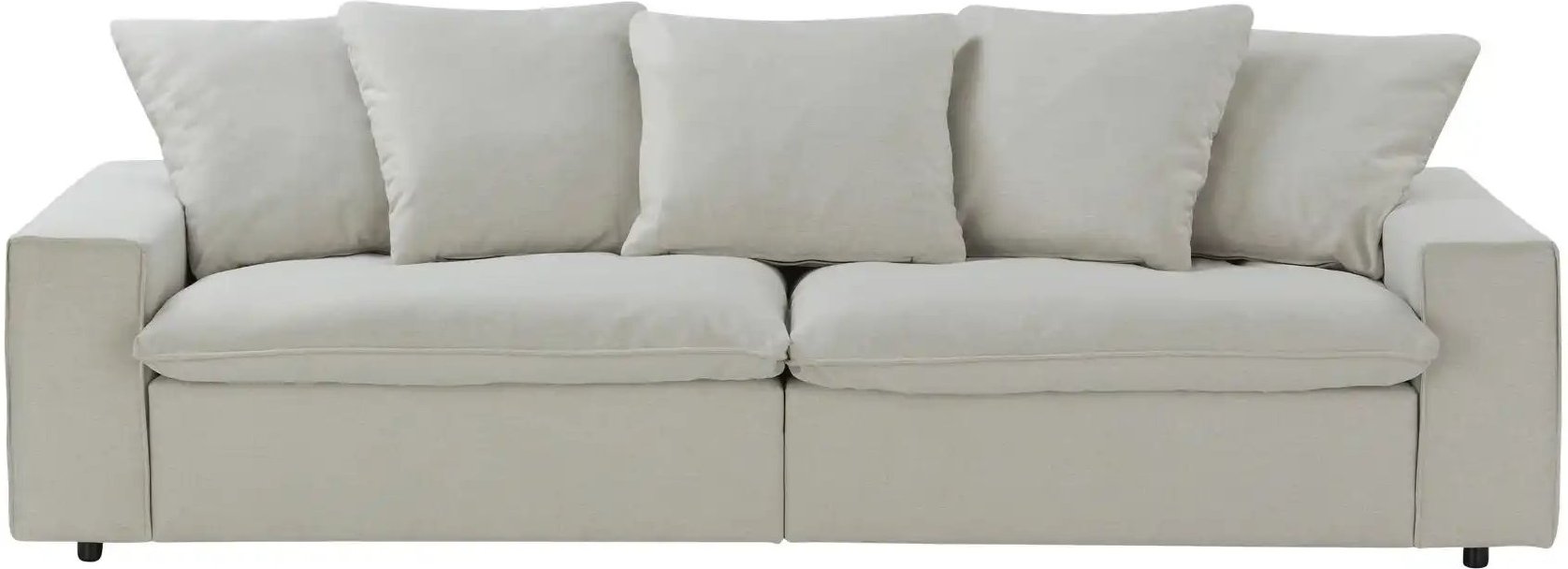 SOHO Big Sofa Kini ¦ weiß ¦ Maße (cm): B: 260 H: 83 T: 120.0 Polstermöbel > Sofas > 3-Sitzer - Höffner
