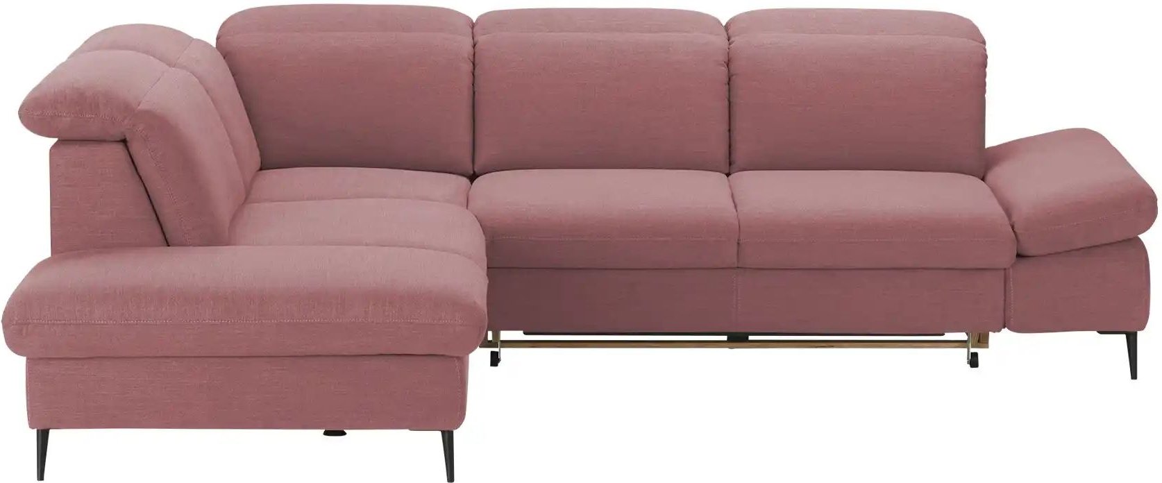 uno Ecksofa  Serra ¦ rosa/pink ¦ Maße (cm): B: 268 H: 81 T: 215.0 Polstermöbel > Sofas > Ecksofas - Höffner