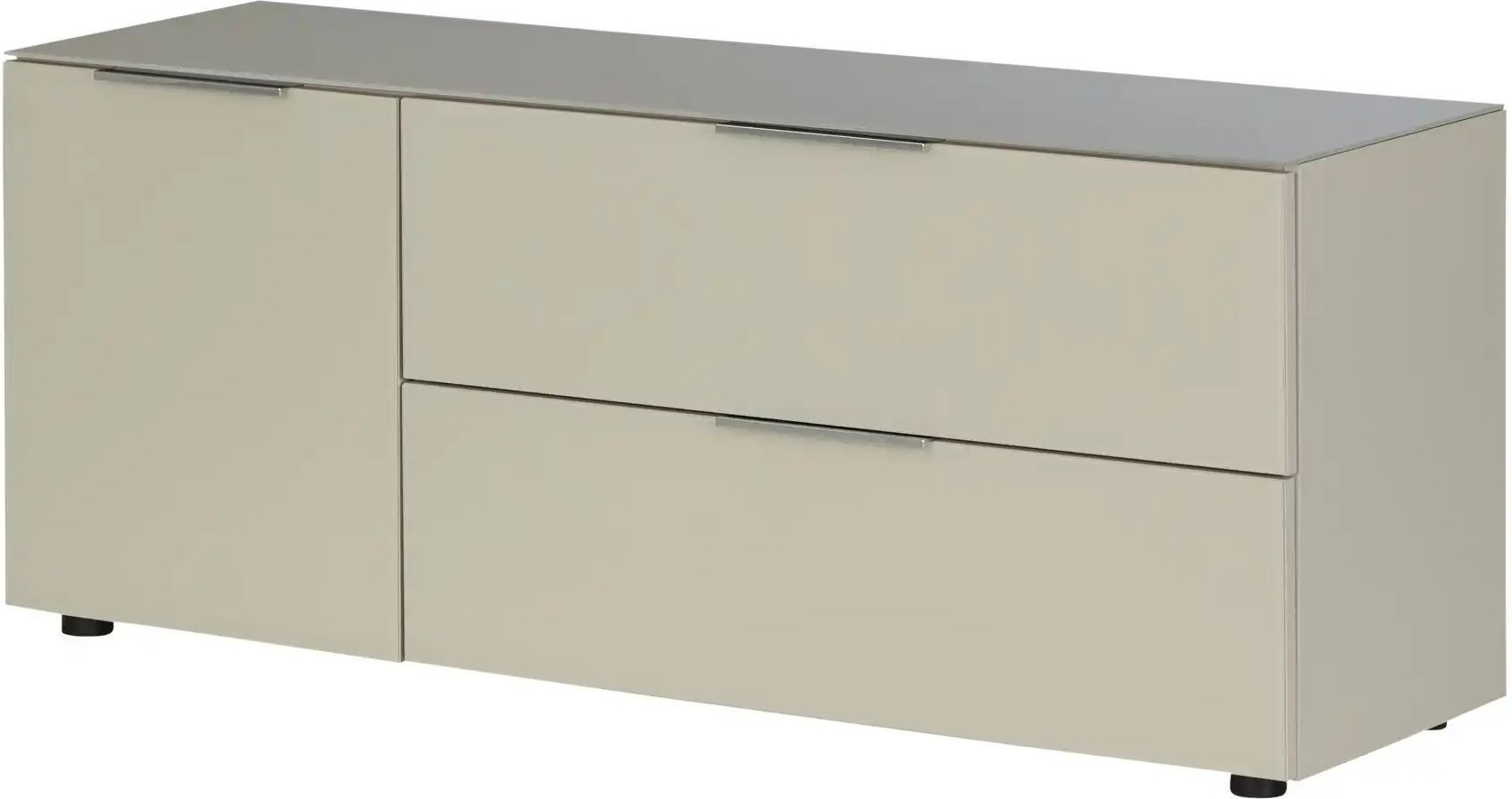 TV-Lowboard Vitreo Neo ¦ beige ¦ Maße (cm): B: 135 H: 55 T: 40.0 Kommoden & Sideboards > Lowboards - Höffner