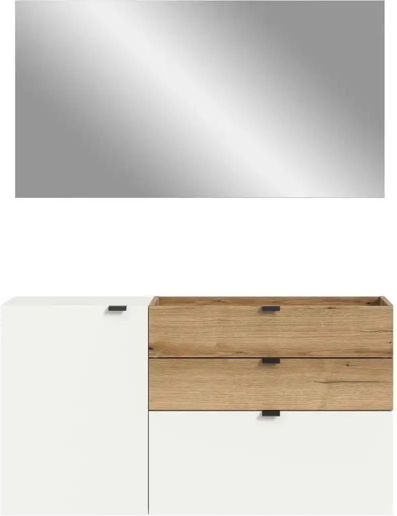 Garderobenkombination ¦ weiß ¦ Maße (cm): B: 120 H: 194 Garderoben & Kleiderstangen > Garderobensysteme - Höffner