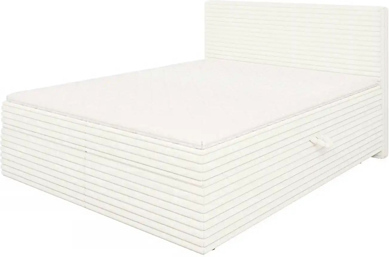 Boxbett mit Stauraum und Topper H3 Neo ¦ beige ¦ Maße (cm): B: 165 H: 110 Betten > Boxspringbetten - Höffner