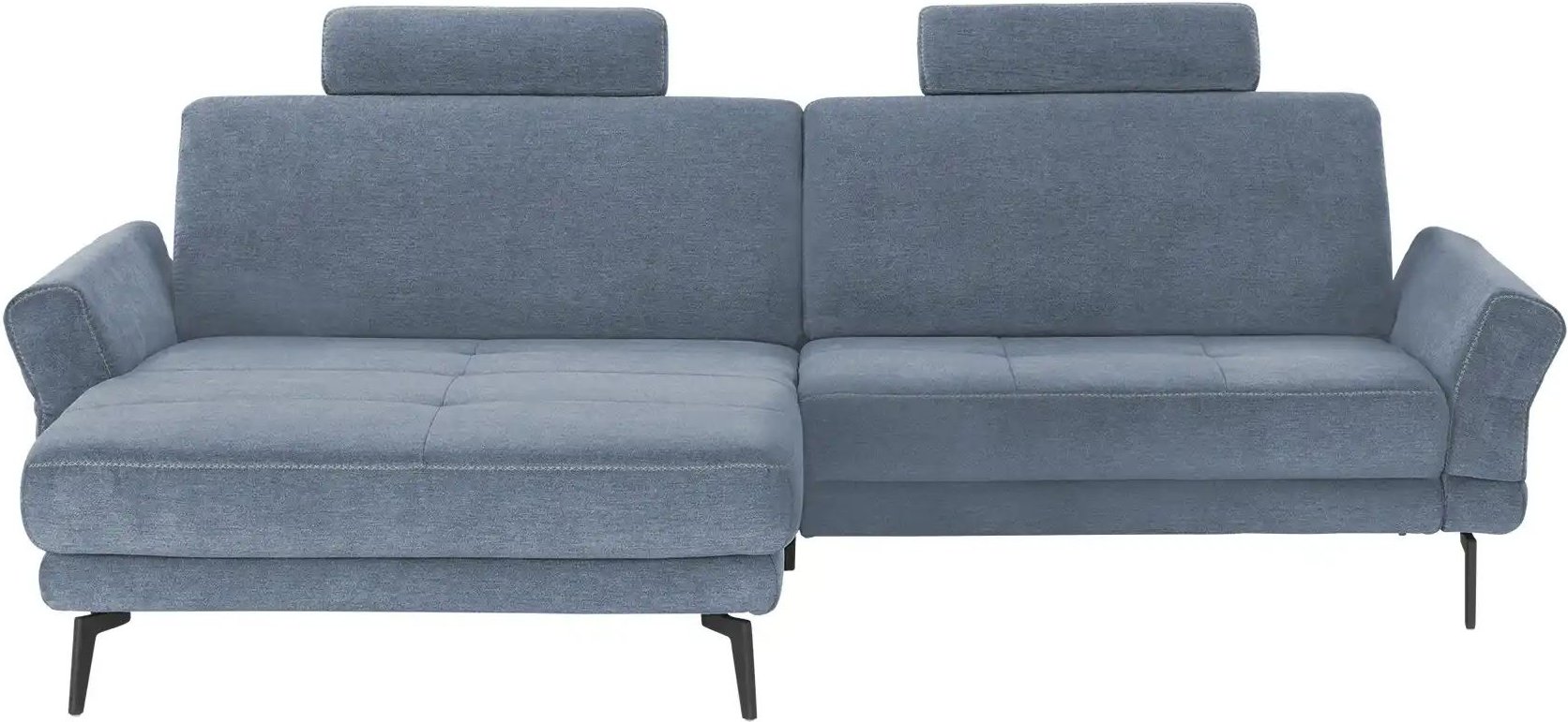 meinSofa Ecksofa  Mike ¦ blau ¦ Maße (cm): B: 251 H: 86 T: 216.0 Polstermöbel > Sofas > 3-Sitzer - Höffner