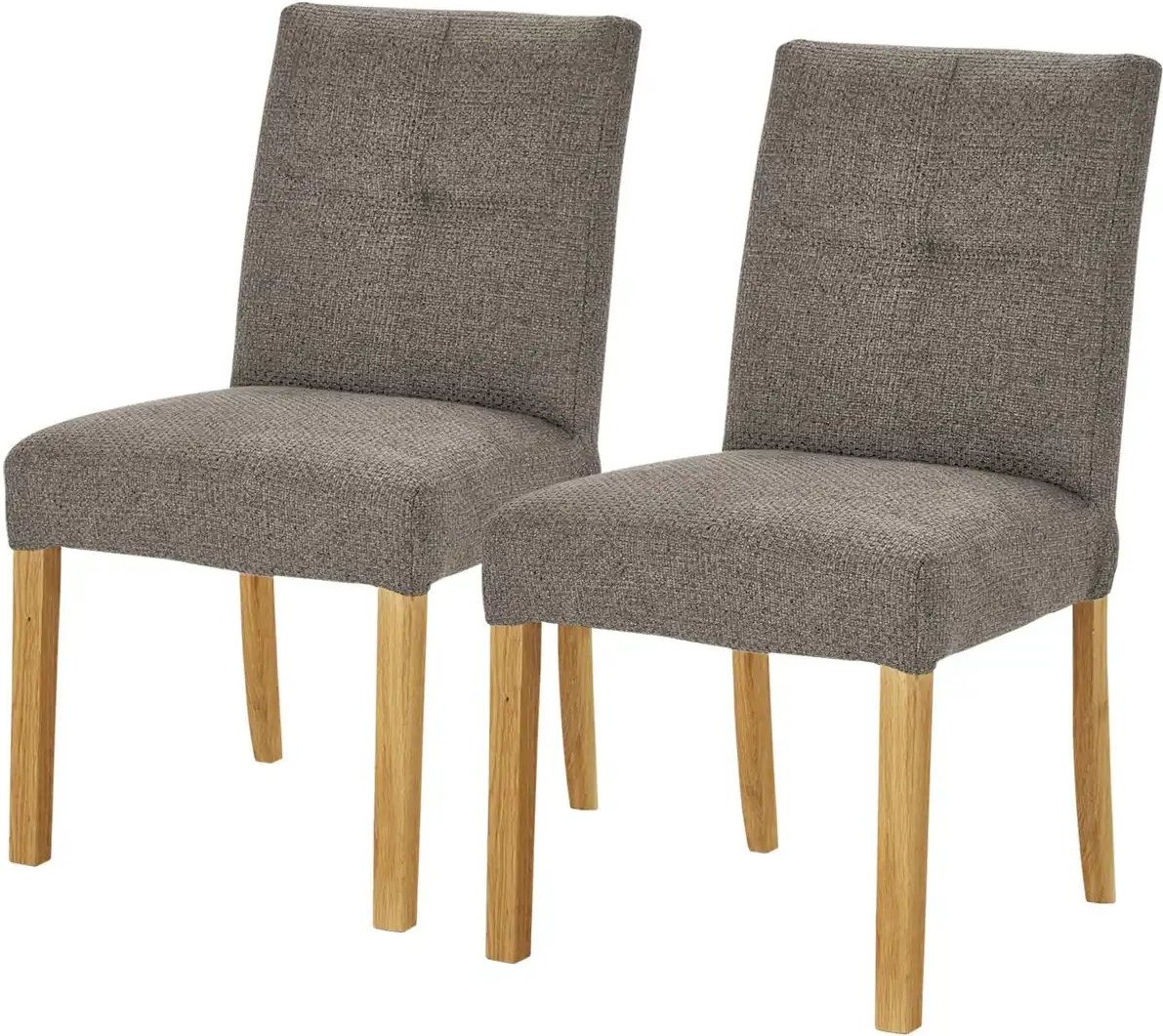 Woodford Esszimmerstuhl im 2er Set Mako ¦ braun ¦ Maße (cm): B: 48 H: 89 T: 64.0 Stühle > Küchenstühle > Polster Küchens...