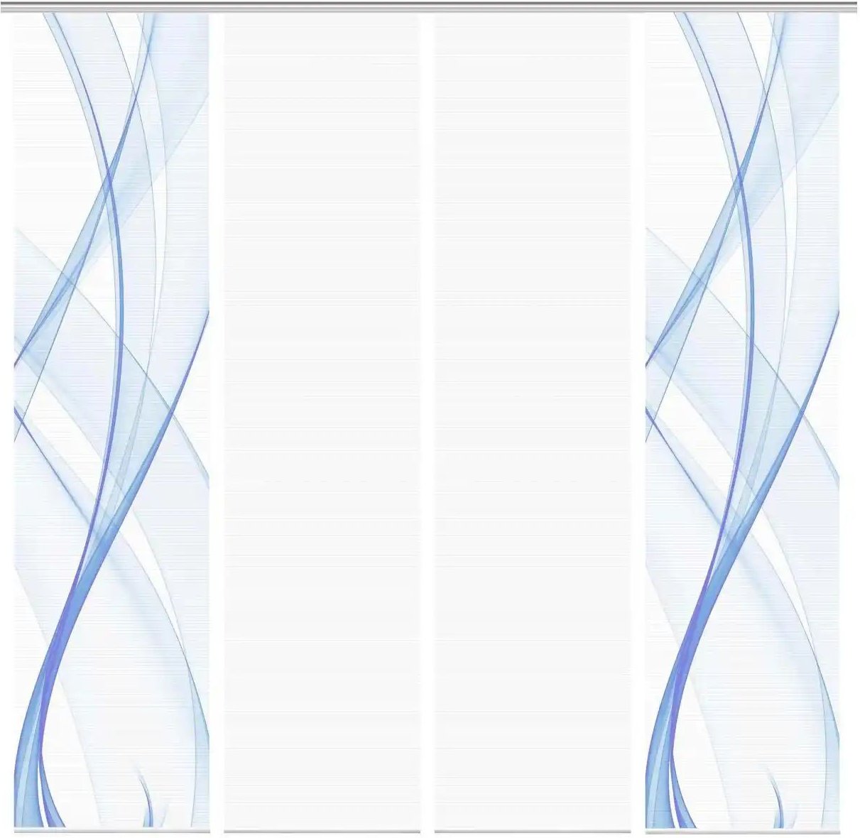 VISION S Schiebevorhang ¦ blau ¦ Synthetik ¦ Maße (cm): B: 60 H: 260 Gardinen & Rollos > Gardinen & Vorhänge > Schiebe...