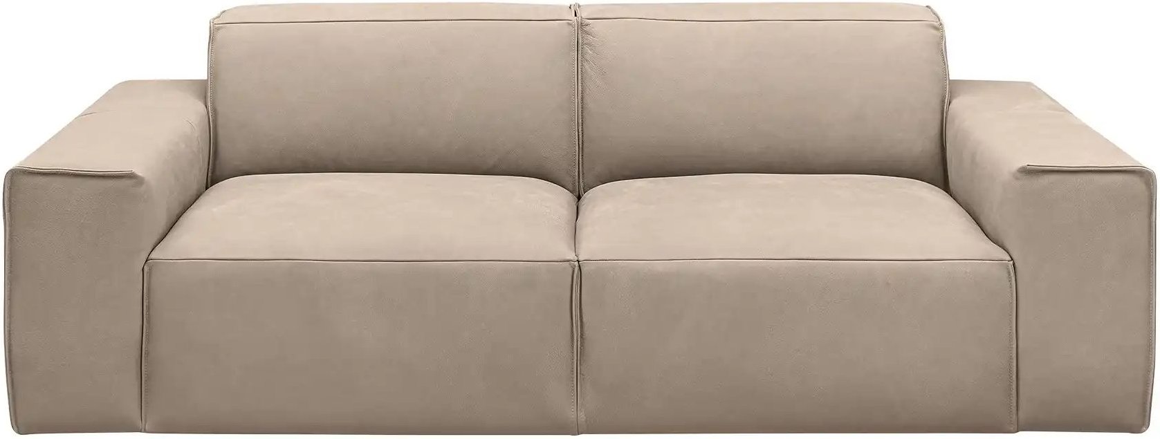 Gray & Jones Einzelsofa im Trendstoff Baltic Breeze ¦ beige ¦ Maße (cm): B: 196 H: 71 T: 101.0 Polstermöbel > Sofas > 2-...