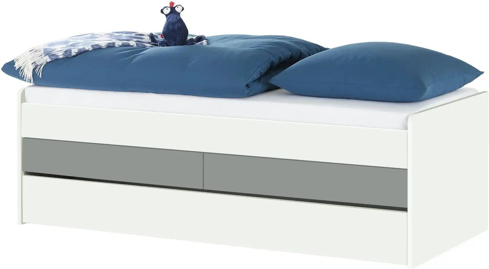 Duobett mit Stauraum Grow Up ¦ weiß ¦ Maße (cm): B: 97 H: 66 Betten > Bettgestelle - Höffner