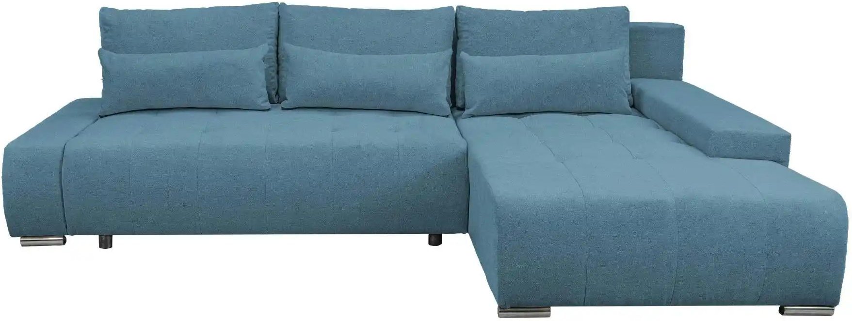 Thumbnail - Ecksofa Bloom ¦ blau ¦ Maße (cm): B: 267 H: 85 Polstermöbel > Sofas > 3-Sitzer - Höffner