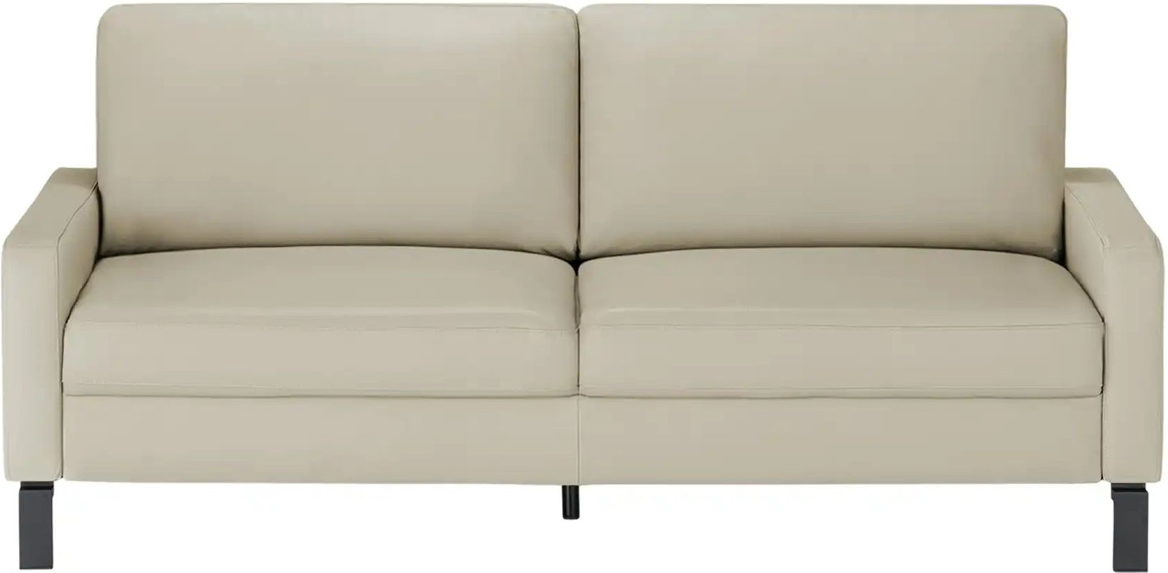 Max Schelling Ledersofa mit Winkelfüßen Maximum ¦ creme ¦ Maße (cm): B: 164 H: 86 T: 97.0 Polstermöbel > Sofas > 2-Sitze...