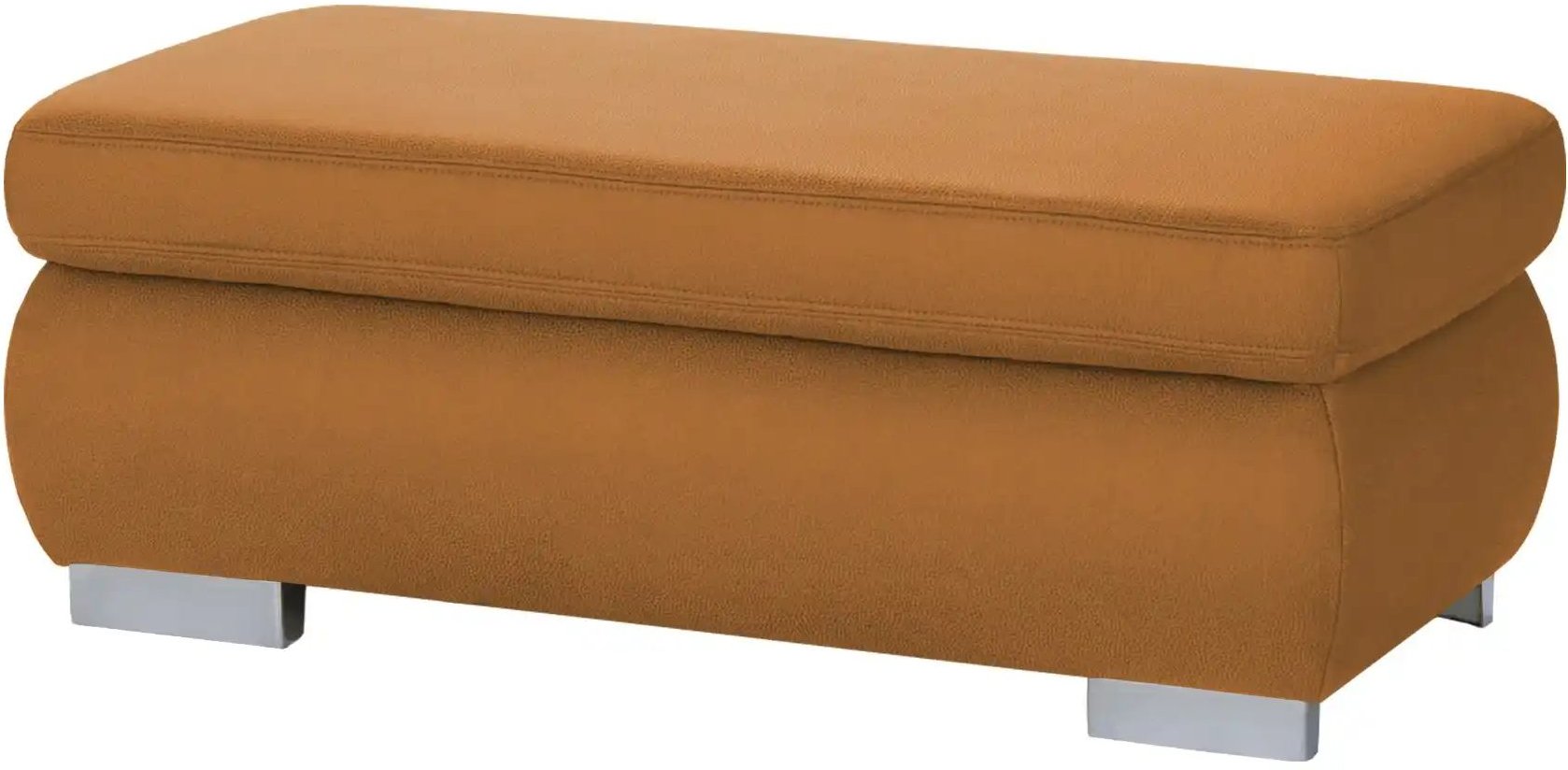 Lounge Collection XXL-Hocker Kathrin ¦ braun ¦ Maße (cm): B: 129 H: 47 T: 64.0 Polstermöbel > Hocker - Höffner